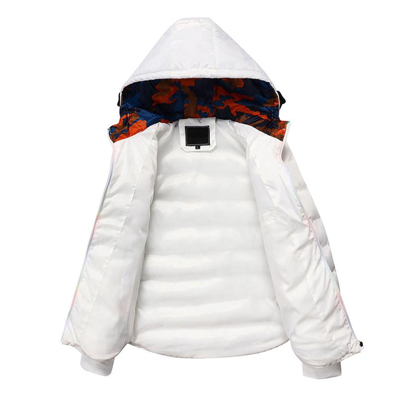 Men's Autumn Warm Windproof Hooded Jacket