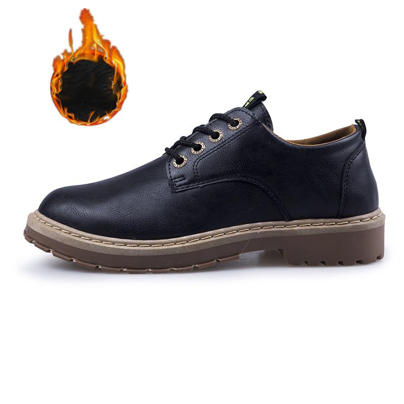 Men's Winter Casual Leather Shoes
