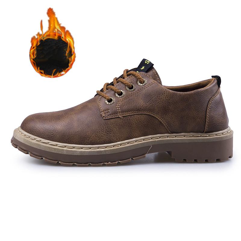 Men's Winter Casual Leather Shoes