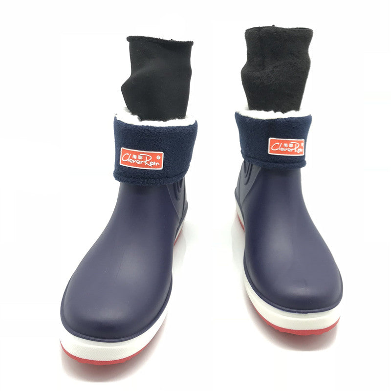 Men's Winter Waterproof Rain Boots