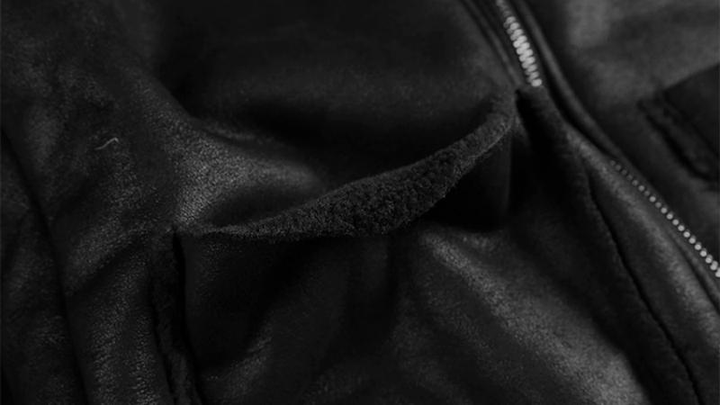 Men's Winter Hooded Leather Jacket