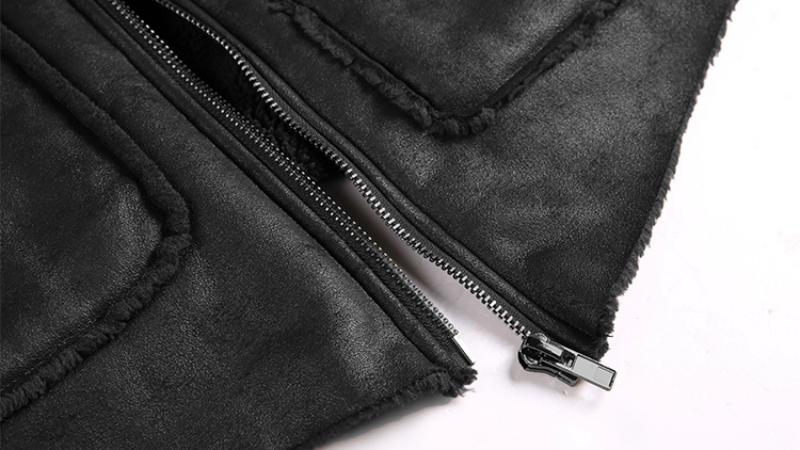 Men's Winter Hooded Leather Jacket