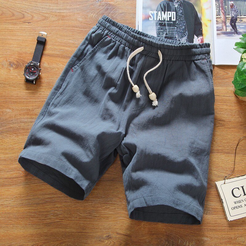 Men's Summer Breathable Linen Shorts | Plus Size
