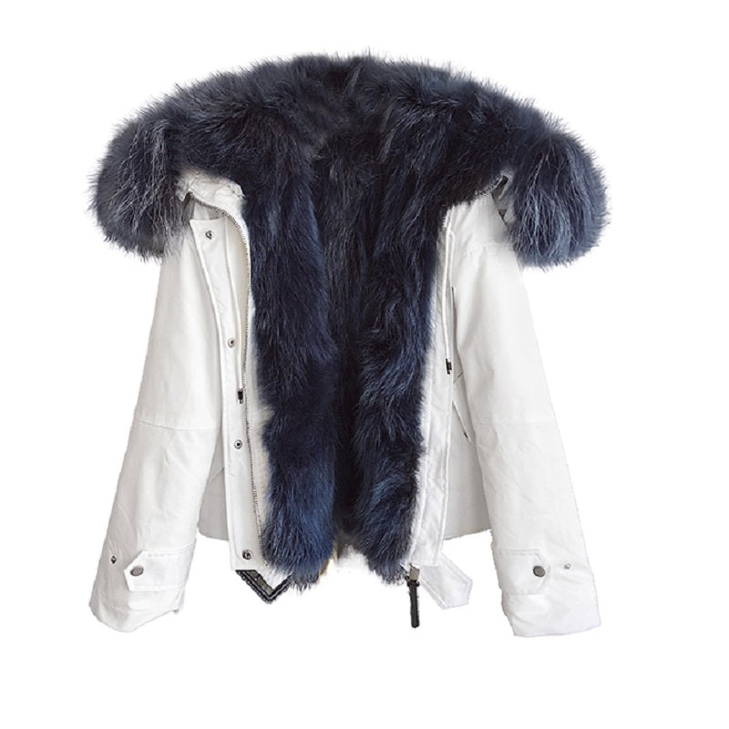 Women's Winter Casual Warm Parka With Fox Fur