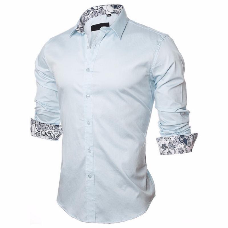 Men's Casual Long Sleeved Cotton Shirt