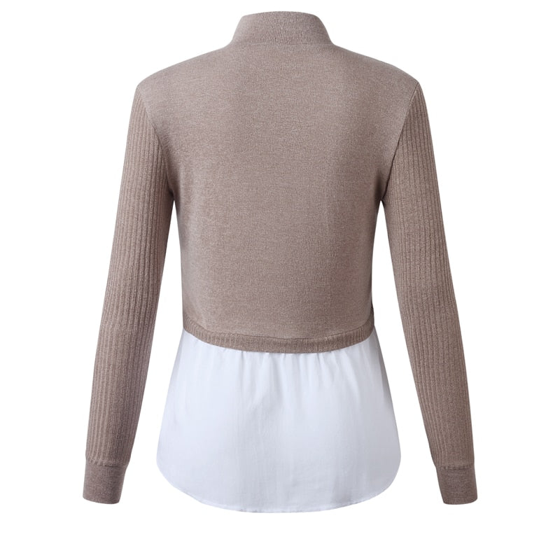 Women's Spring/Autumn Casual Long-Sleeved Knitted Pullover