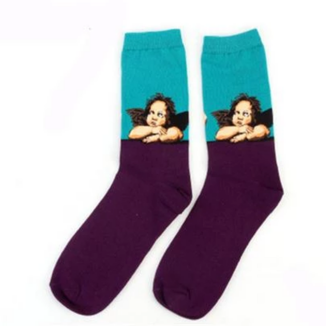Women's Autumn/Winter Casual Cotton Socks With Print