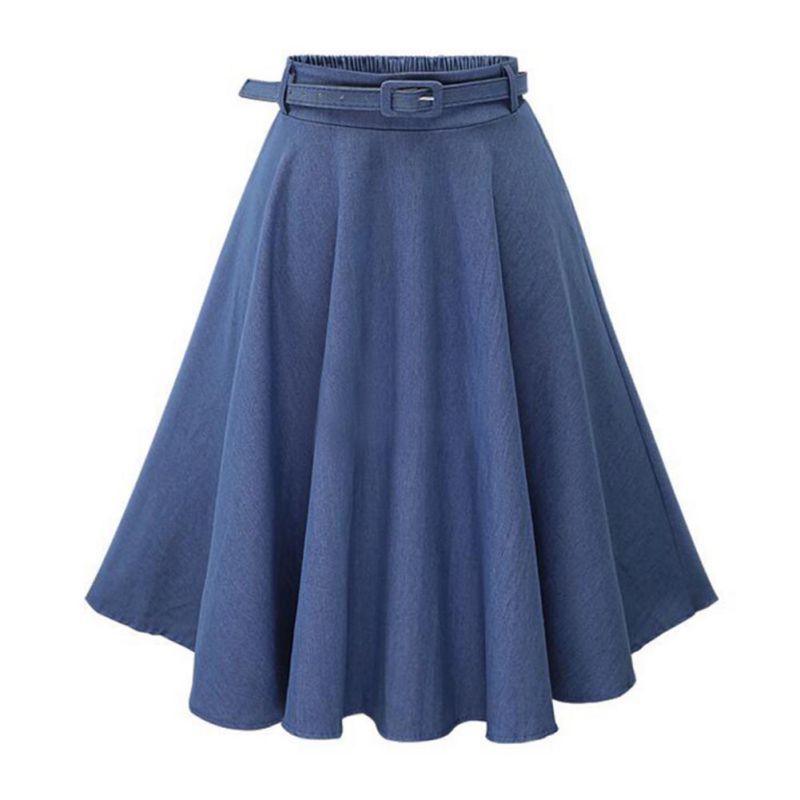 Women's Summer/Autumn Casual Denim Skirt