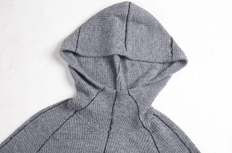 Men's Autumn Hooded O-Neck Sweater