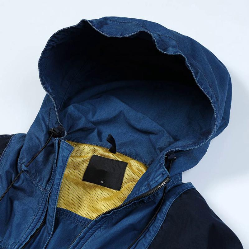 Men's Spring Hooded Denim Jacket