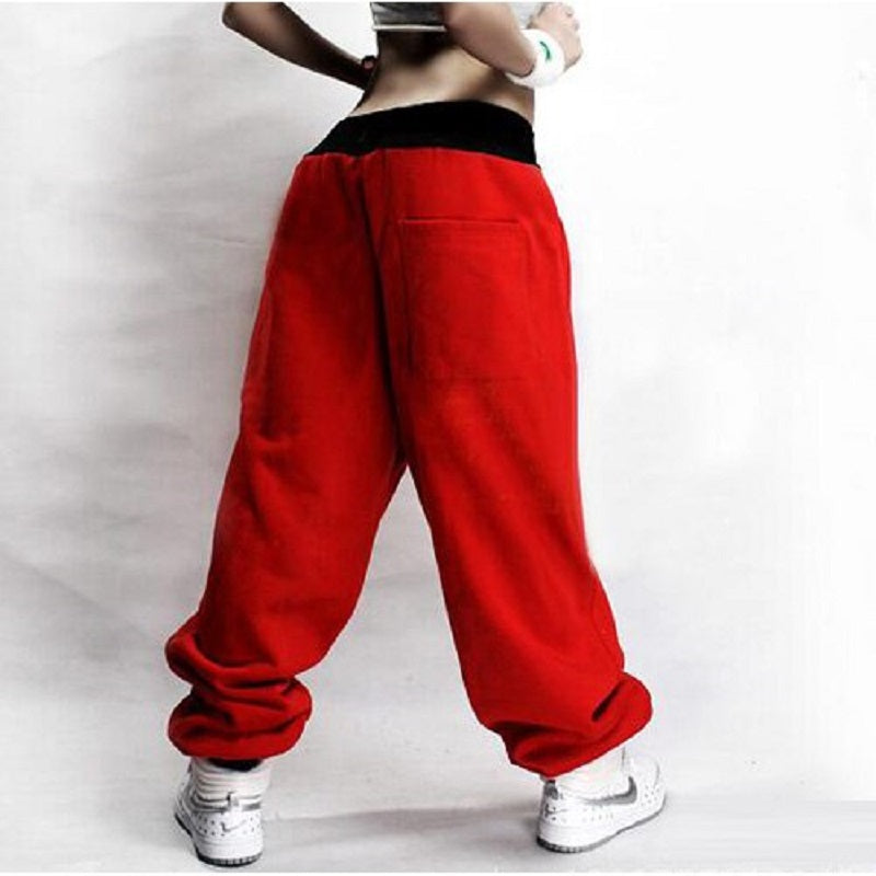 Women's Casual Low-Waist Loose Polyester Pants