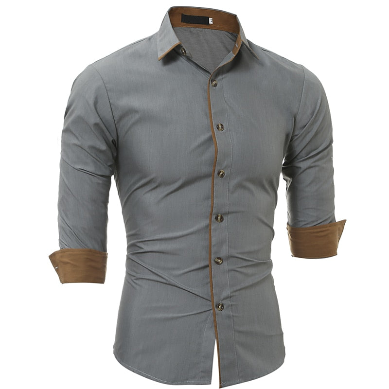Men's Casual Long Sleeved Shirt
