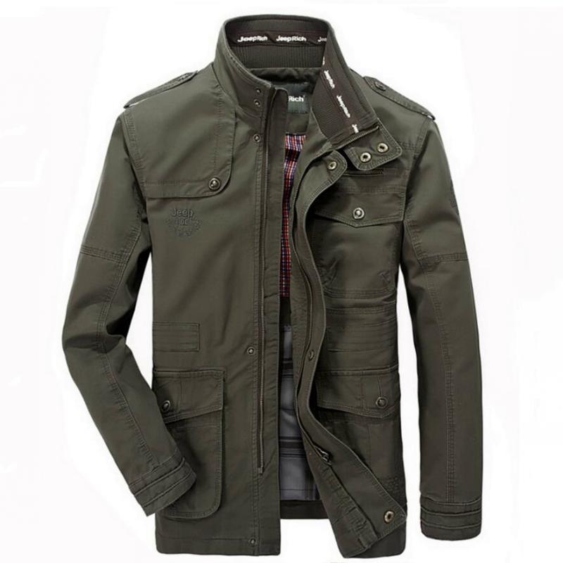 Men's Cotton Tactical Jacket | Plus Size