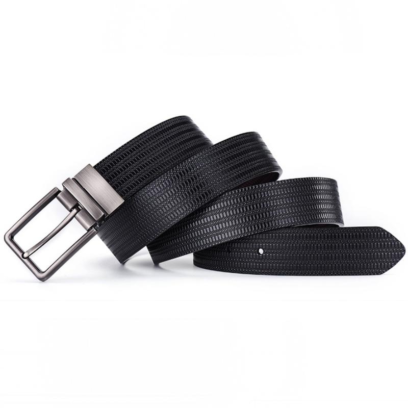Men's Genuine Leather Belt With Pin Buckle