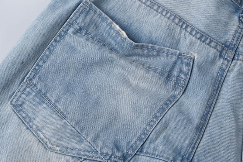 Men's Summer Ripped Denim Shorts