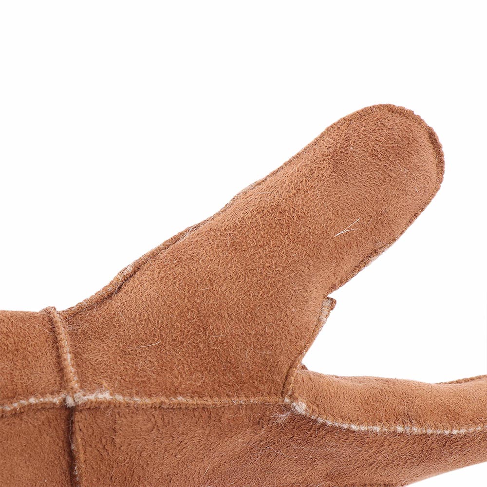 Men's Winter Genuine Leather Warm Gloves