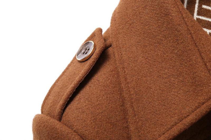 Men's Winter Thick Woolen Coat
