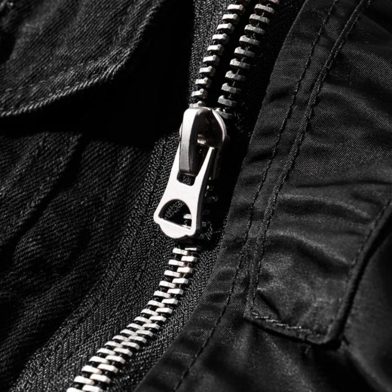 Men's Denim Jacket With Zipper