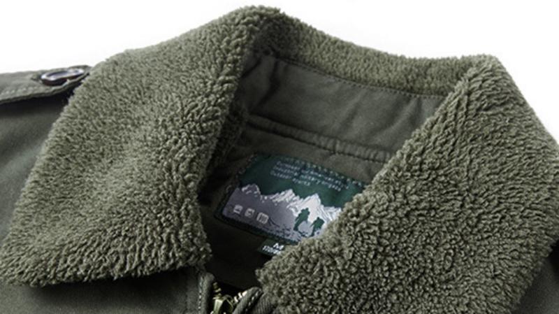 Men's Winter Jacket With Velvet Thickening