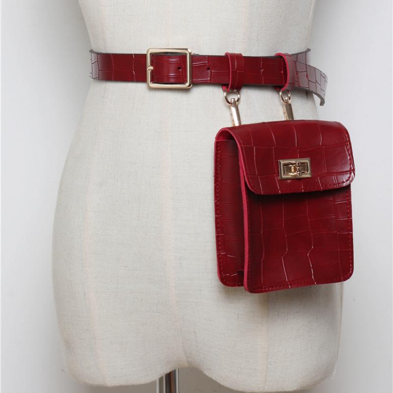 Women's Leather Small Belt Bag