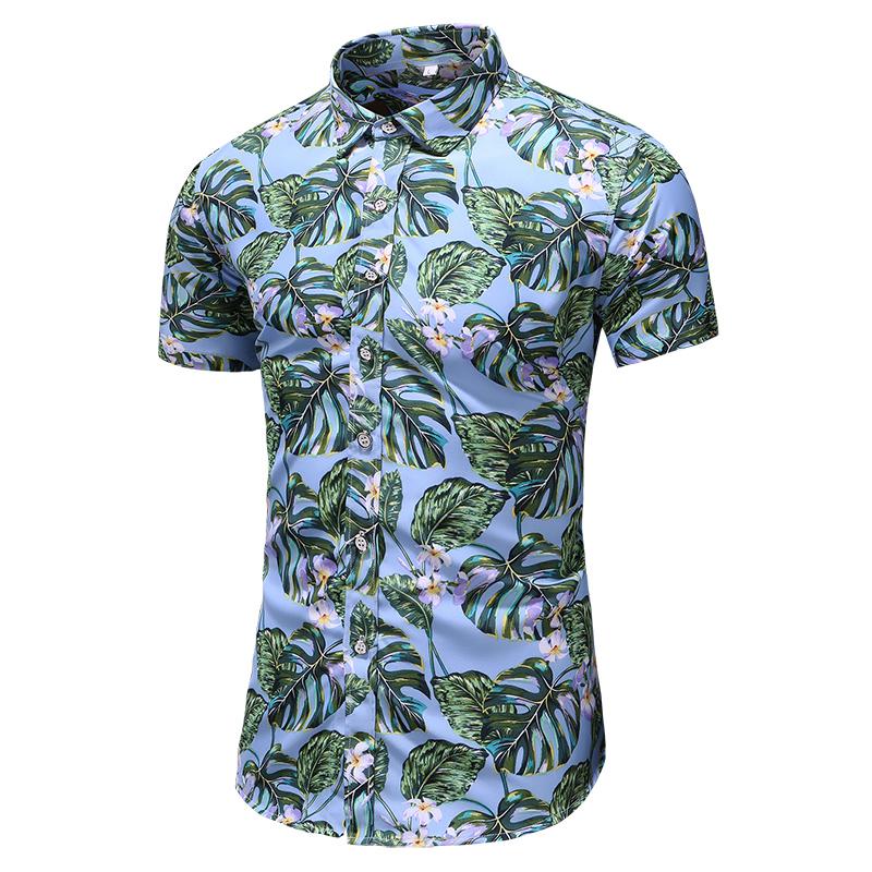 Men's Summer Casual Short Sleeved Shirt | Plus Size