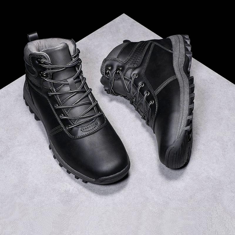 Men's Winter Leather Ankle Boots