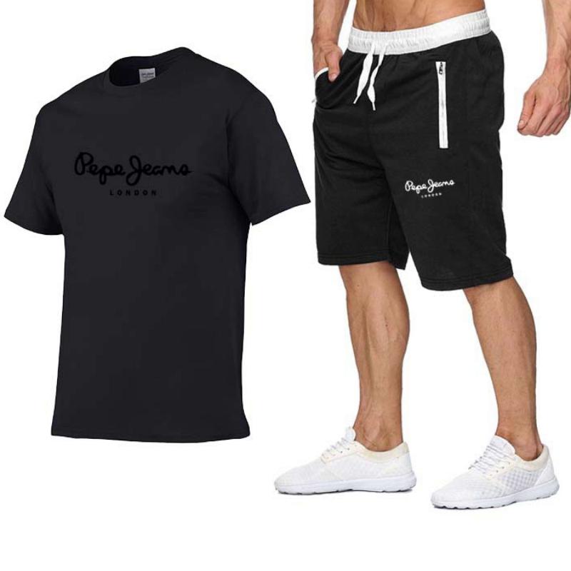 Men's Summer Two Pieces Set | T-Shirt And Shorts