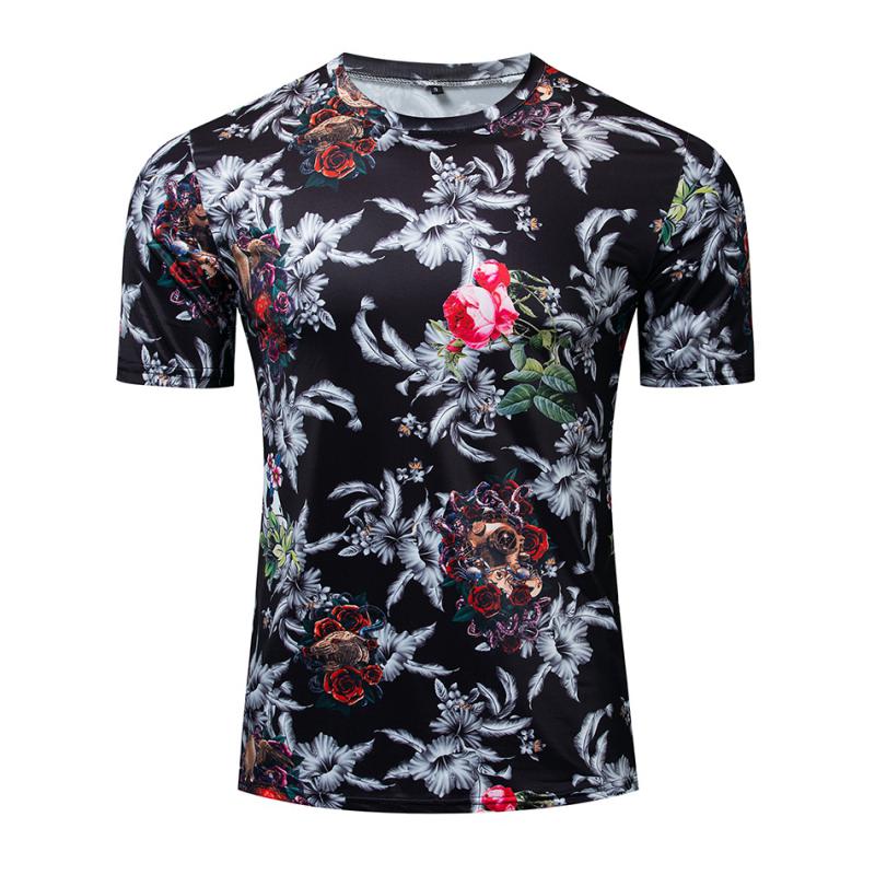 Men's Summer Casual T-Shirt With Print