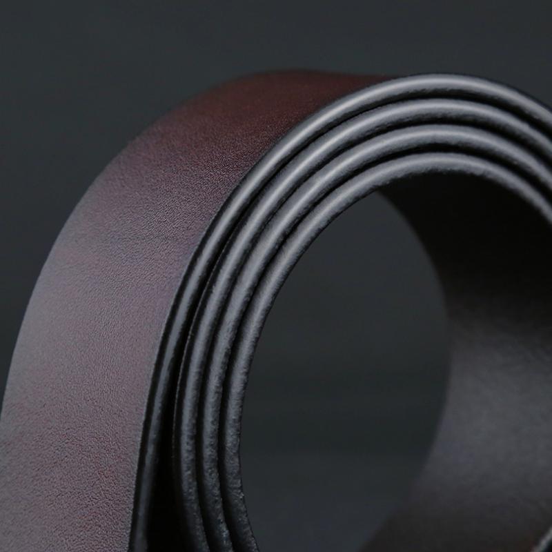 Men's Casual Leather Belt With Buckle