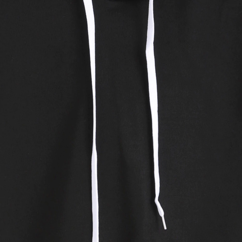 Women's Casual Polyester Long-Sleeved Hooded Sweatshirt
