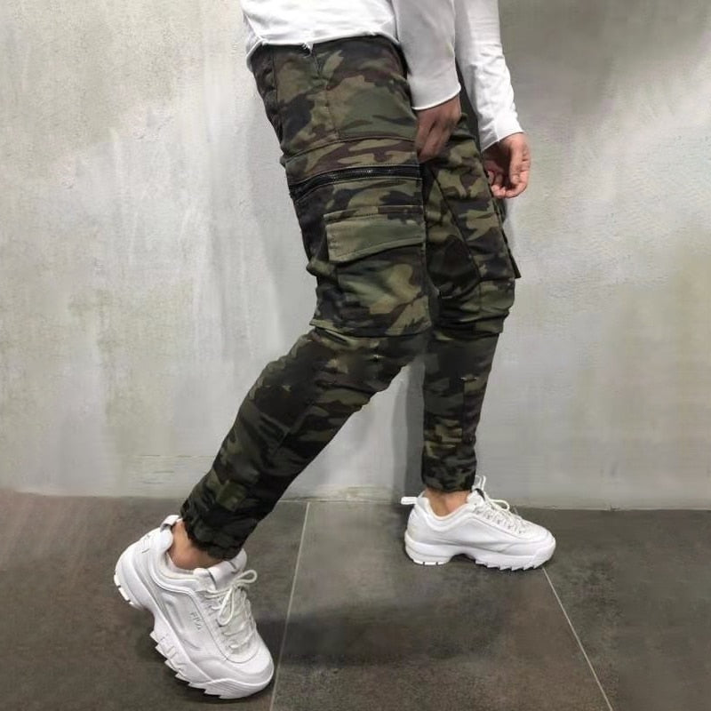 Men's Casual Camouflage Jeans