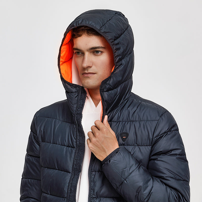 Men's Spring/Autumn Casual Hooded Padded Coat