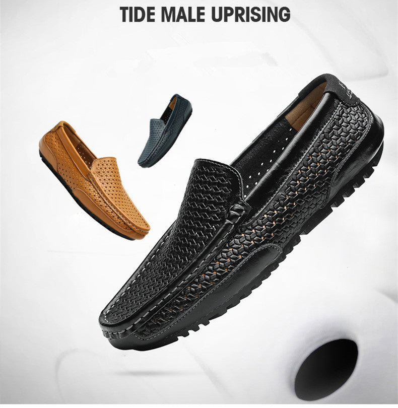 Men's Summer Casual Genuine Leather Moccasins