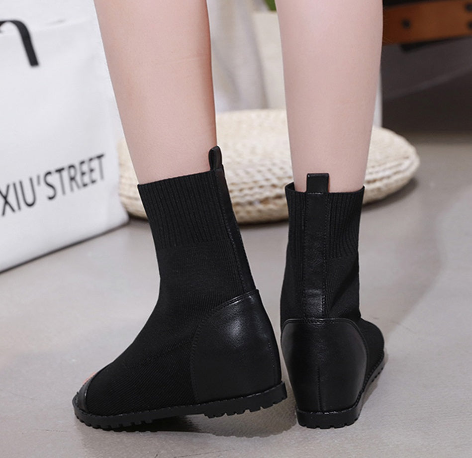 Women's Summer Soft Leather Slip-On Ankle Boots