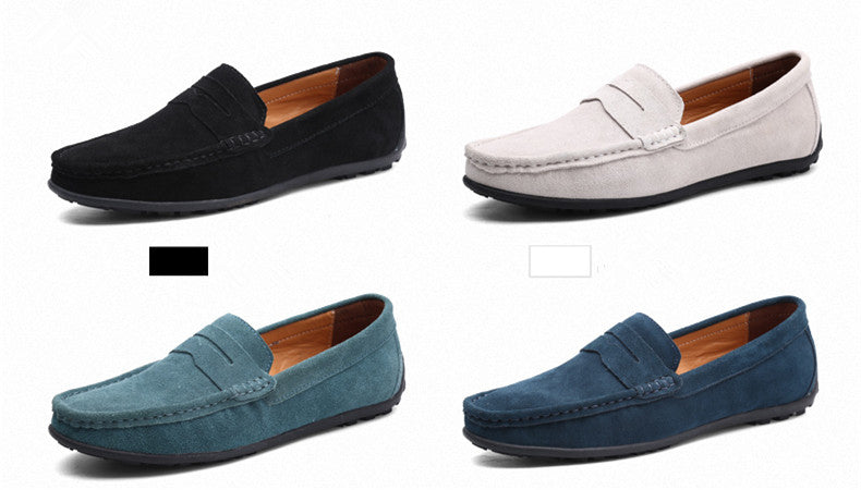 Men's Genuine Leather Casual Loafers | Driving Shoes