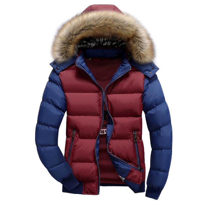 Men's Winter Casual Hooded Down Jacket