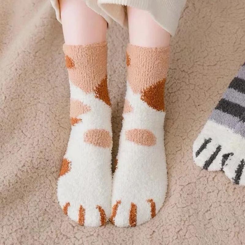 Women's Thick Warm Cotton Socks With Print