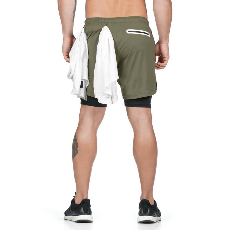 Men's Running Shorts With Zipper Pockets