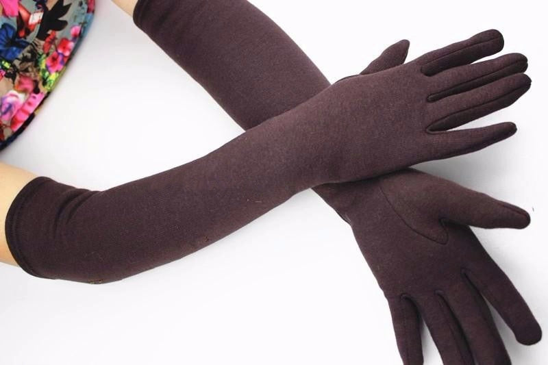 Women's Autumn Knitted Long Gloves