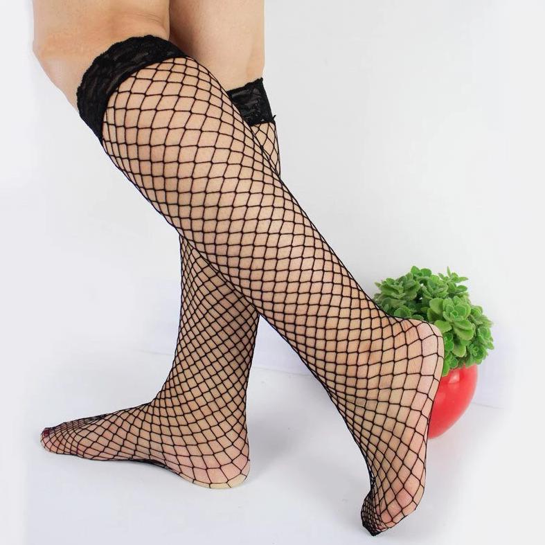 Women's Nylon Thin High Socks