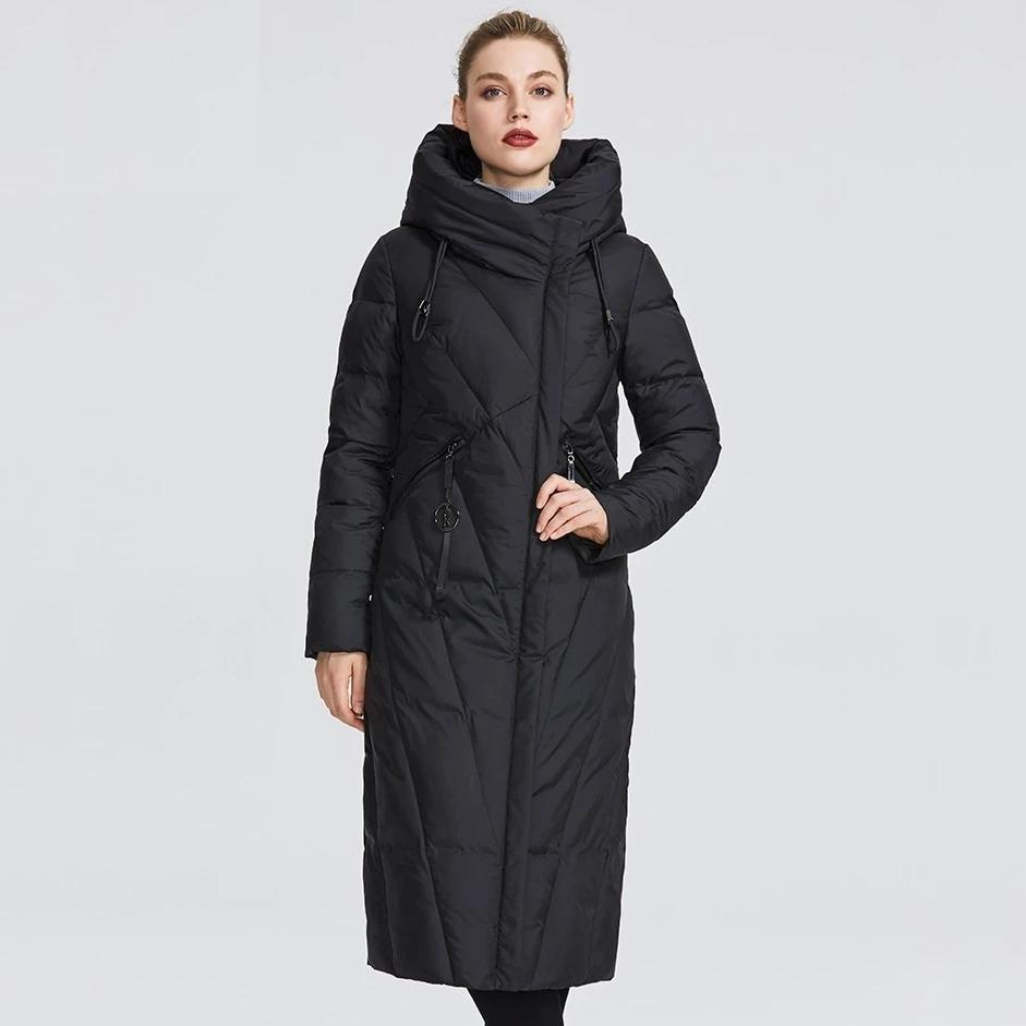 Women's Winter Windproof Thick Hooded Parka