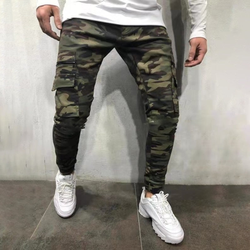 Men's Casual Camouflage Jeans