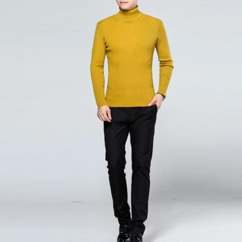 Men's Slim Thick Cashmere Pullover
