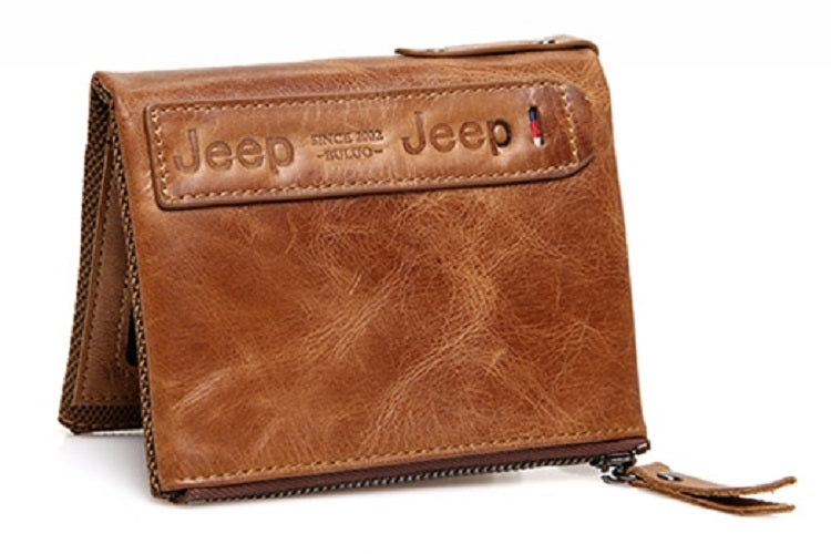Men's/Women's Leather Bi-Fold Wallet
