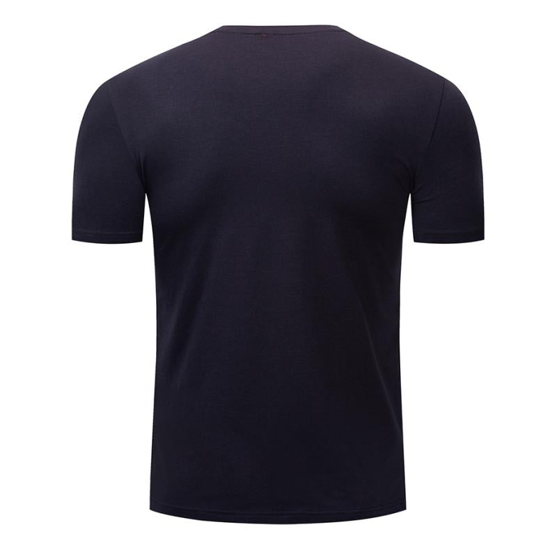 Men's Summer Casual O-Neck T-Shirt "15" | Plus Size