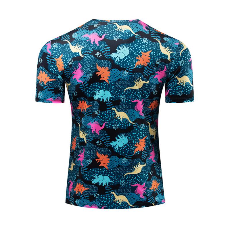 Men's Summer Casual O-Neck T-Shirt With Print