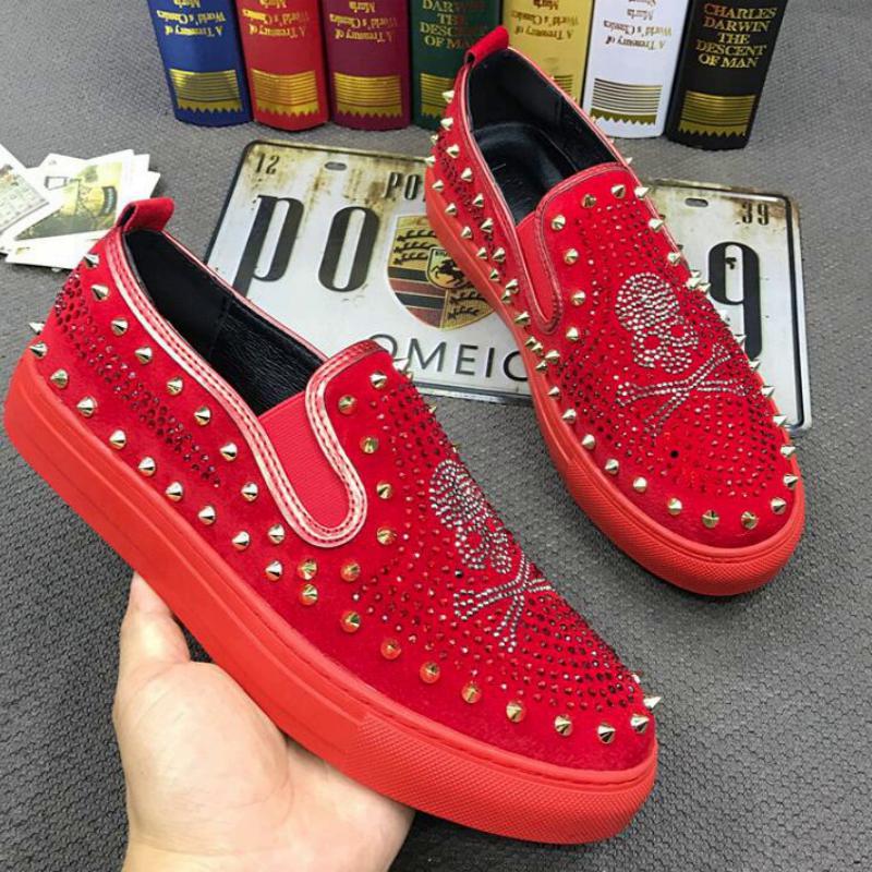Men's Casual Shoes With Rivets