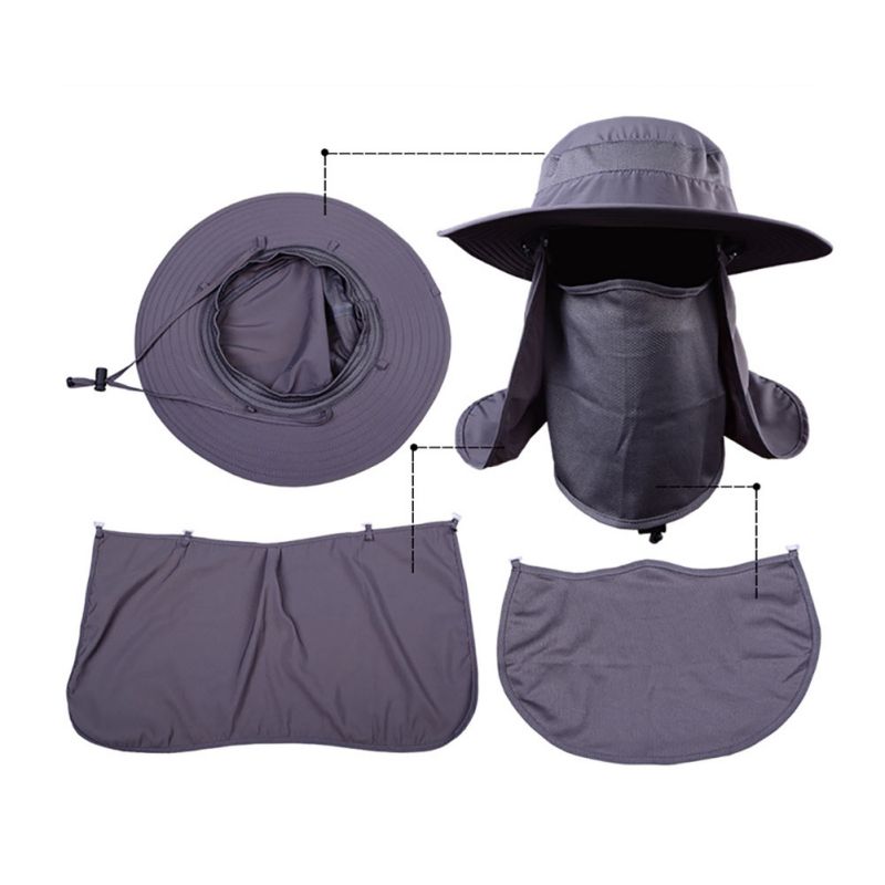 Men's/Women's Sun Hat With Face Protection