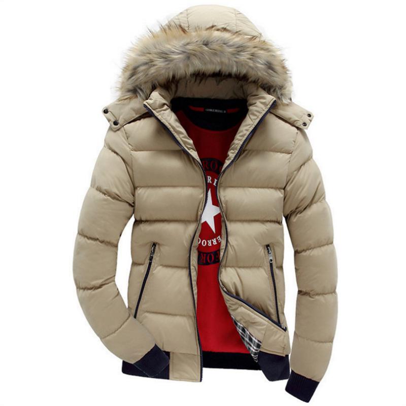 Men's Winter Casual Hooded Down Jacket