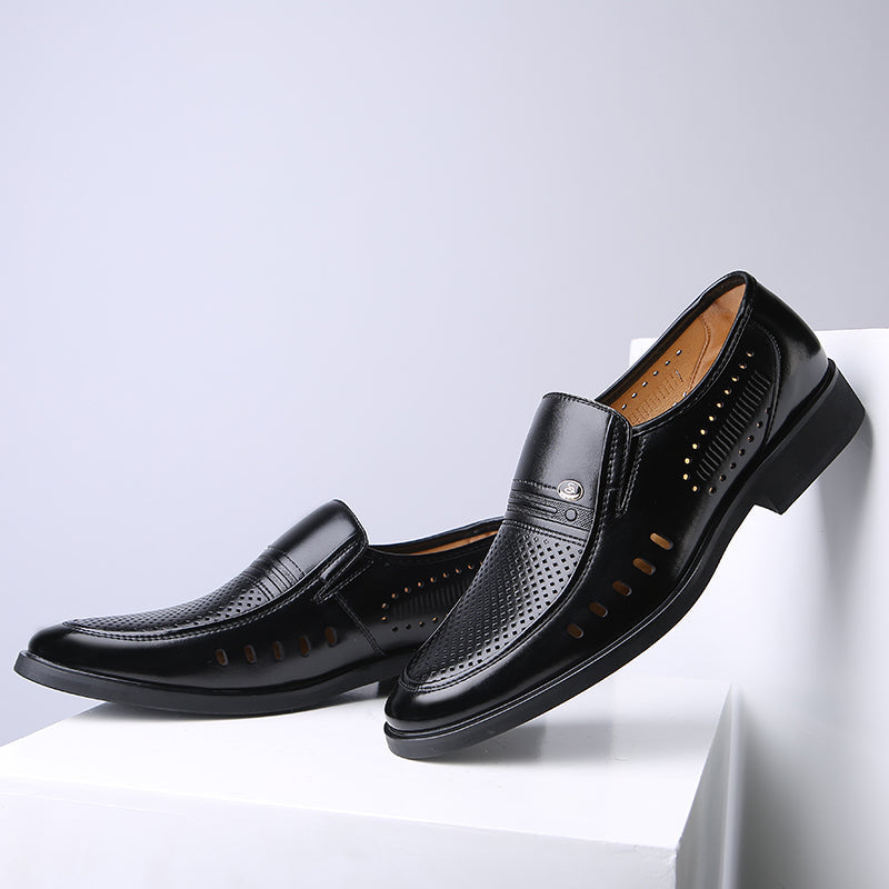 Men's Genuine Leather Breathable Dress Shoes